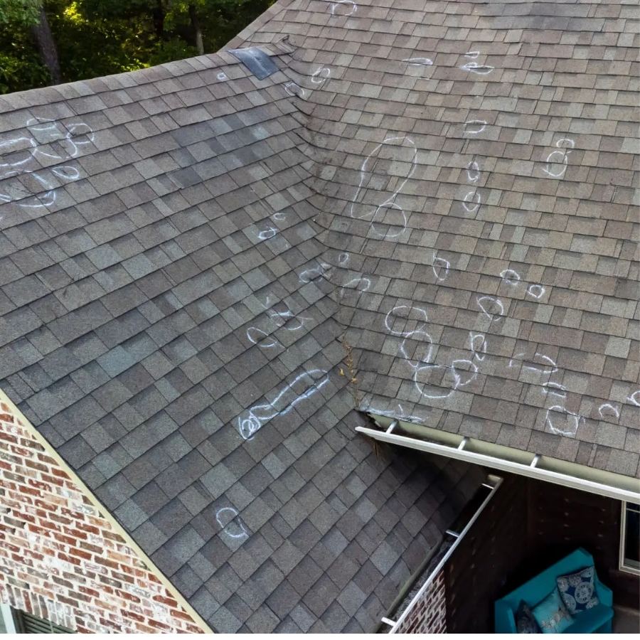 hail storm damage assessment red rover roofing