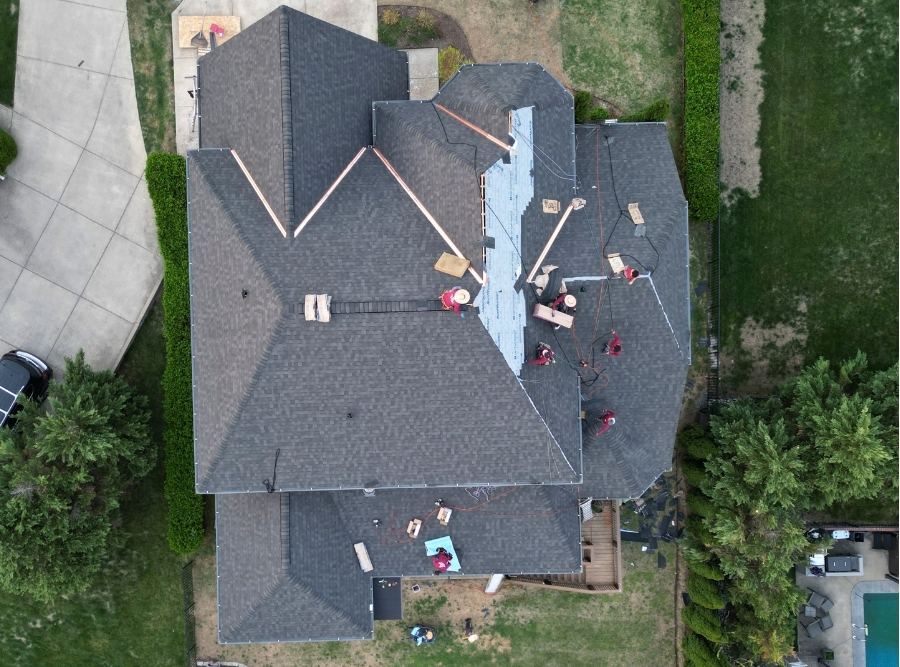 premium residential roof red rover roofing