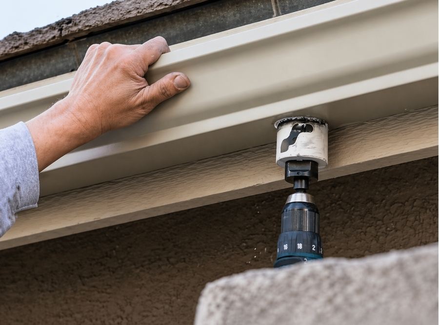 seamless gutter repair red rover roofing