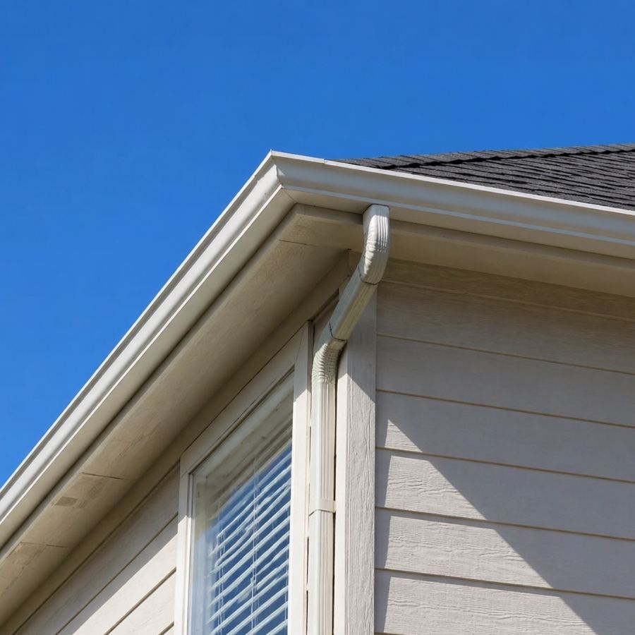 red rover roofing seamless gutter